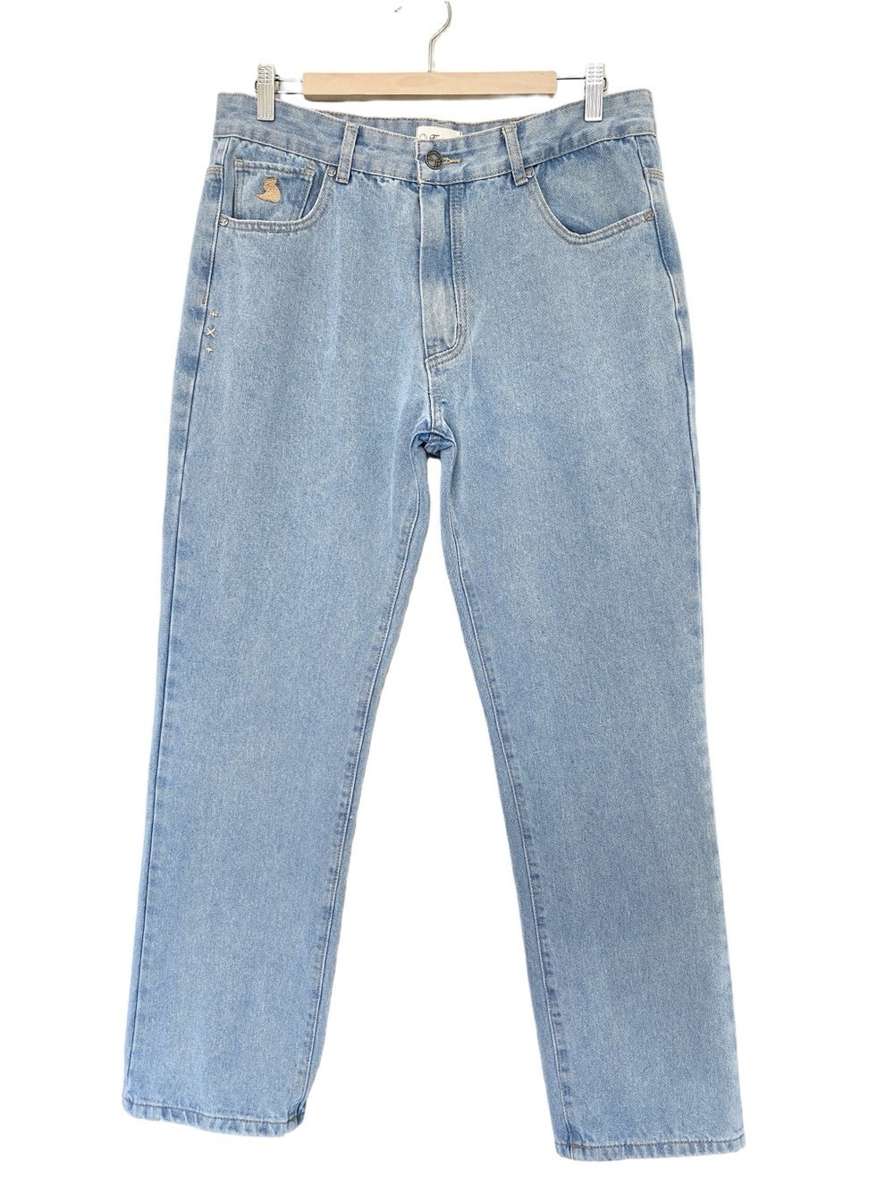 Kuwalla Tee Loose Denim Light Wash Jeans Mens Sz 32